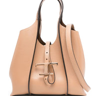 Tod's T Timeless Mini Leather Shopping Bag