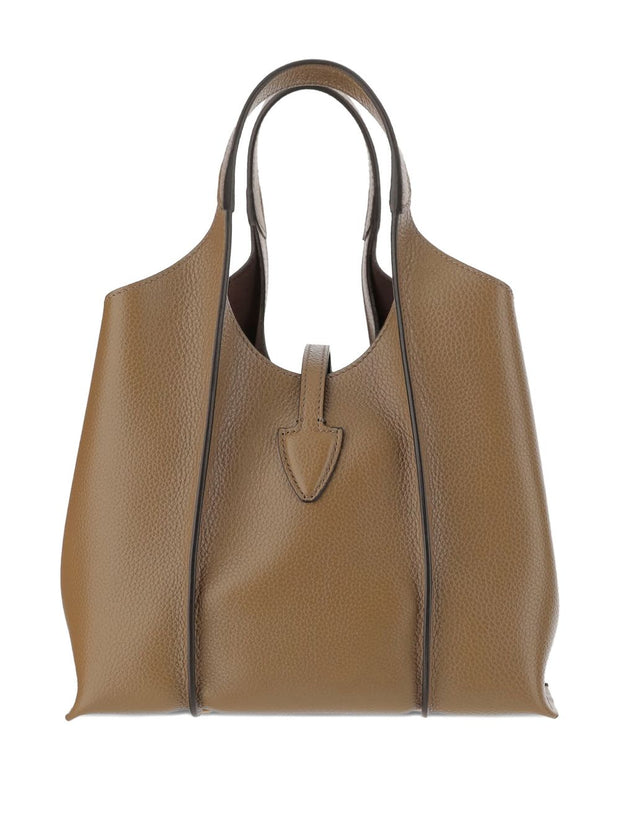 Tod's Mini Leather Shopping Bag - Brown