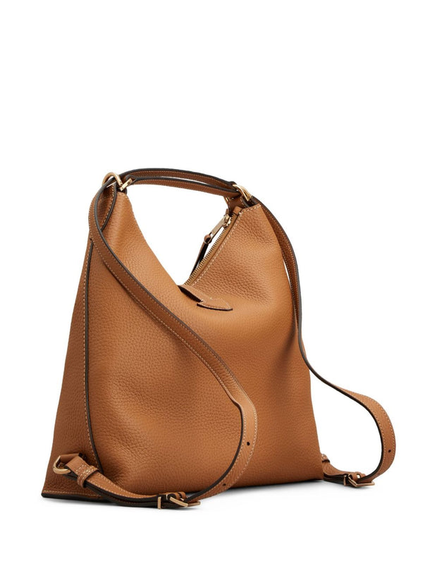 Tod's Leather Shoulder Bag - Leather Brown