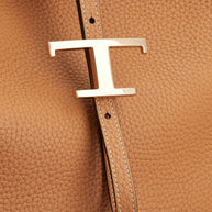 Tod's Leather Shoulder Bag - Leather Brown