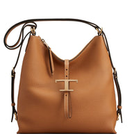 Tod's Leather Shoulder Bag - Leather Brown