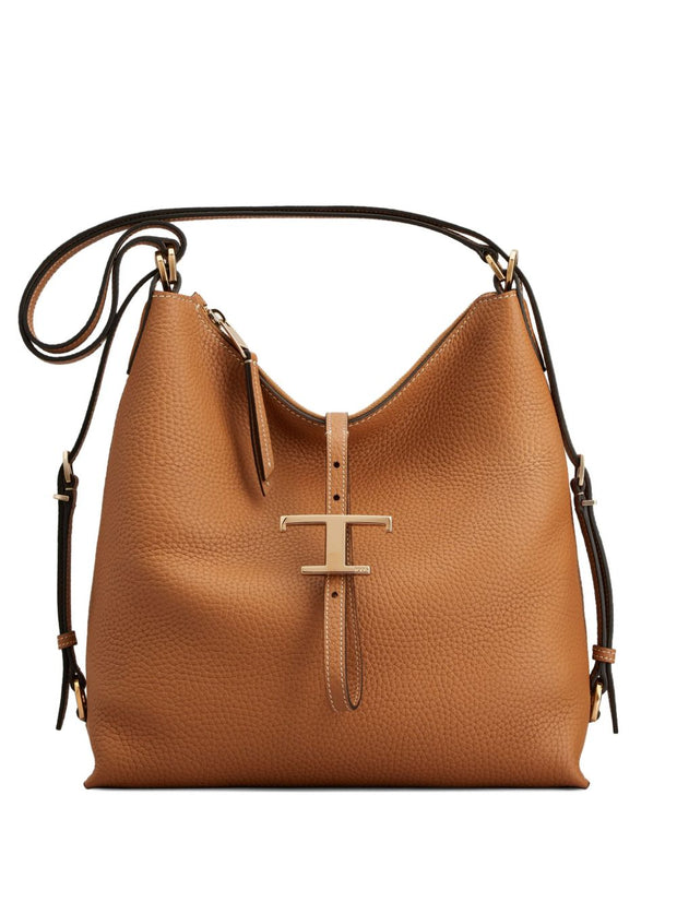 Tod's Leather Shoulder Bag - Leather Brown