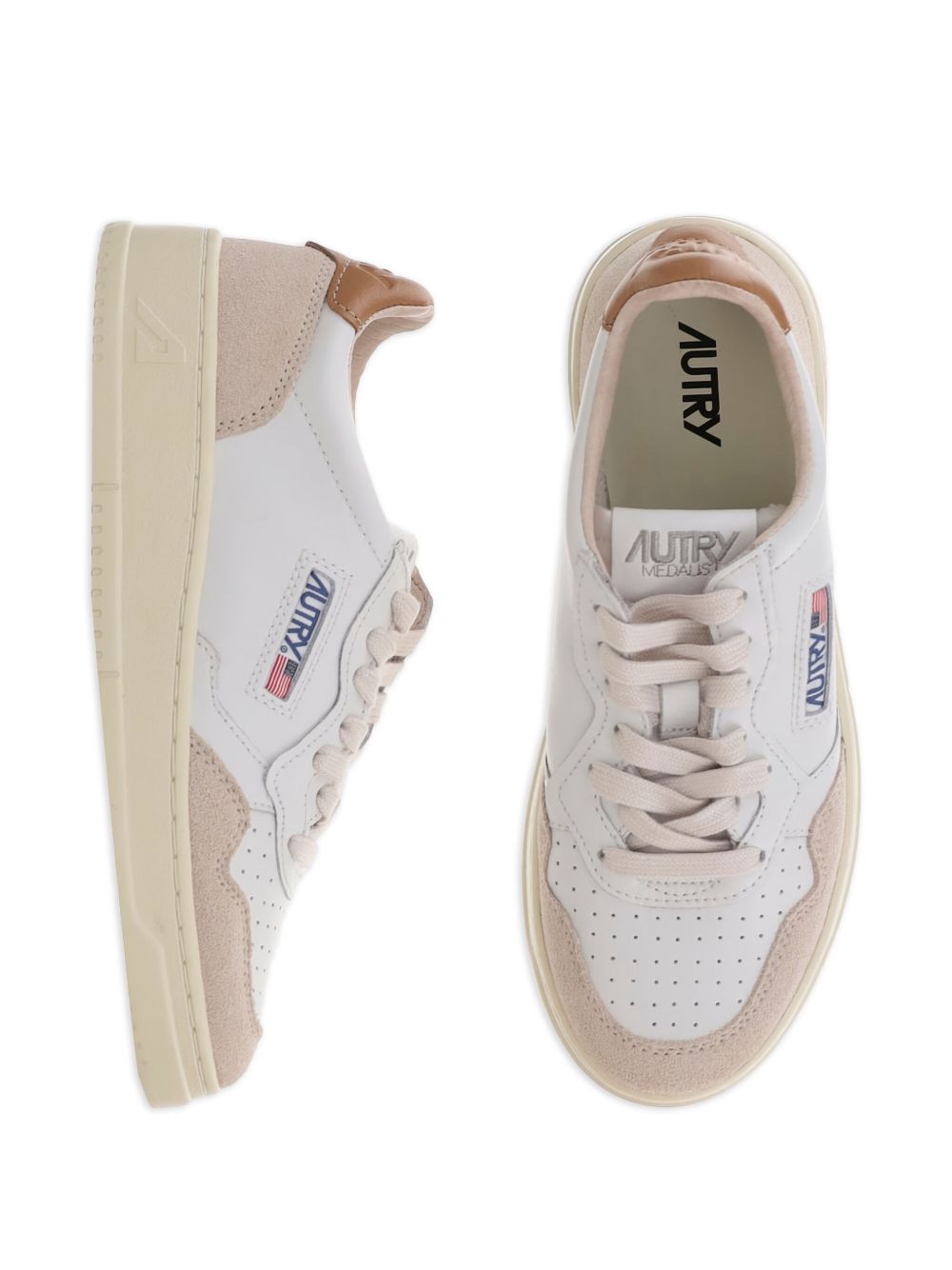 AUTRY Medialist Low Sneakers Leather Brown