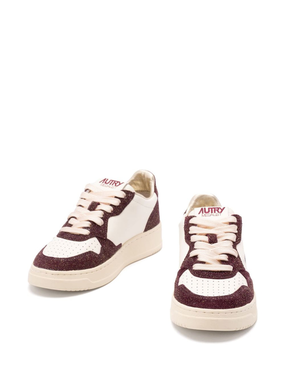 AUTRY Medialist Low Sneakers Bordeaux