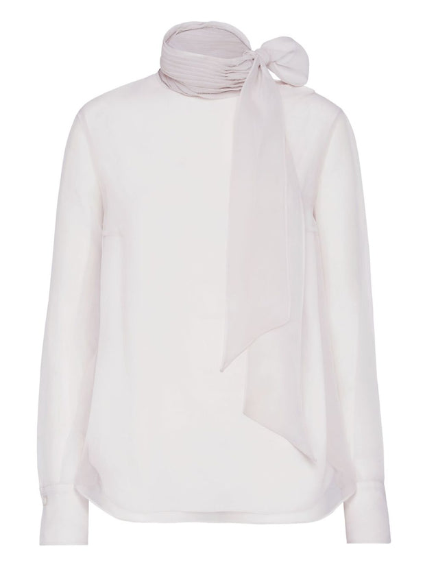 Brunello Cucinelli Silk Blouse - Ivory