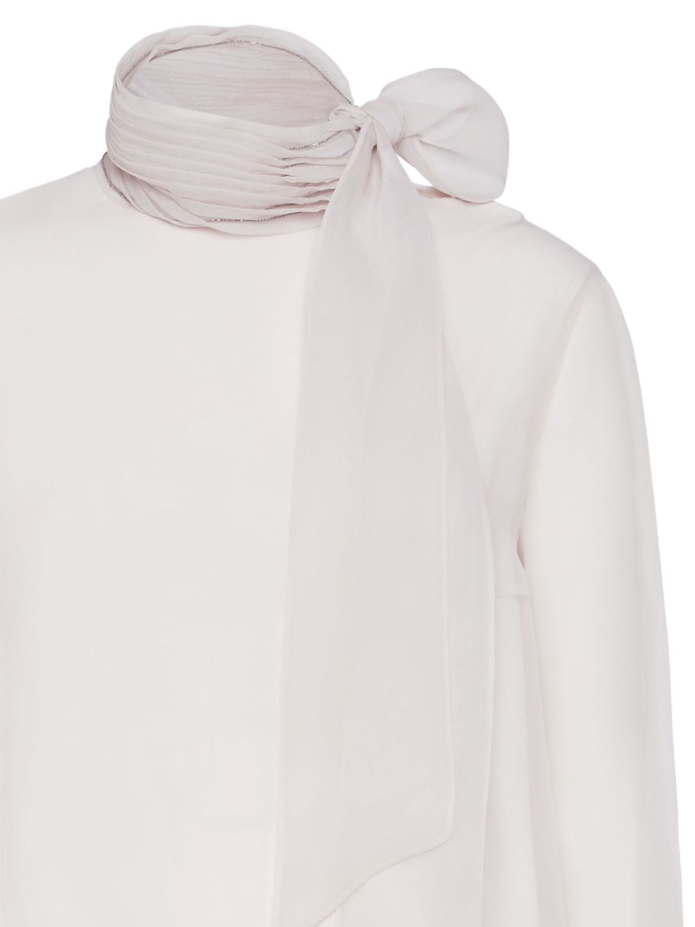 Brunello Cucinelli Silk Blouse - Ivory