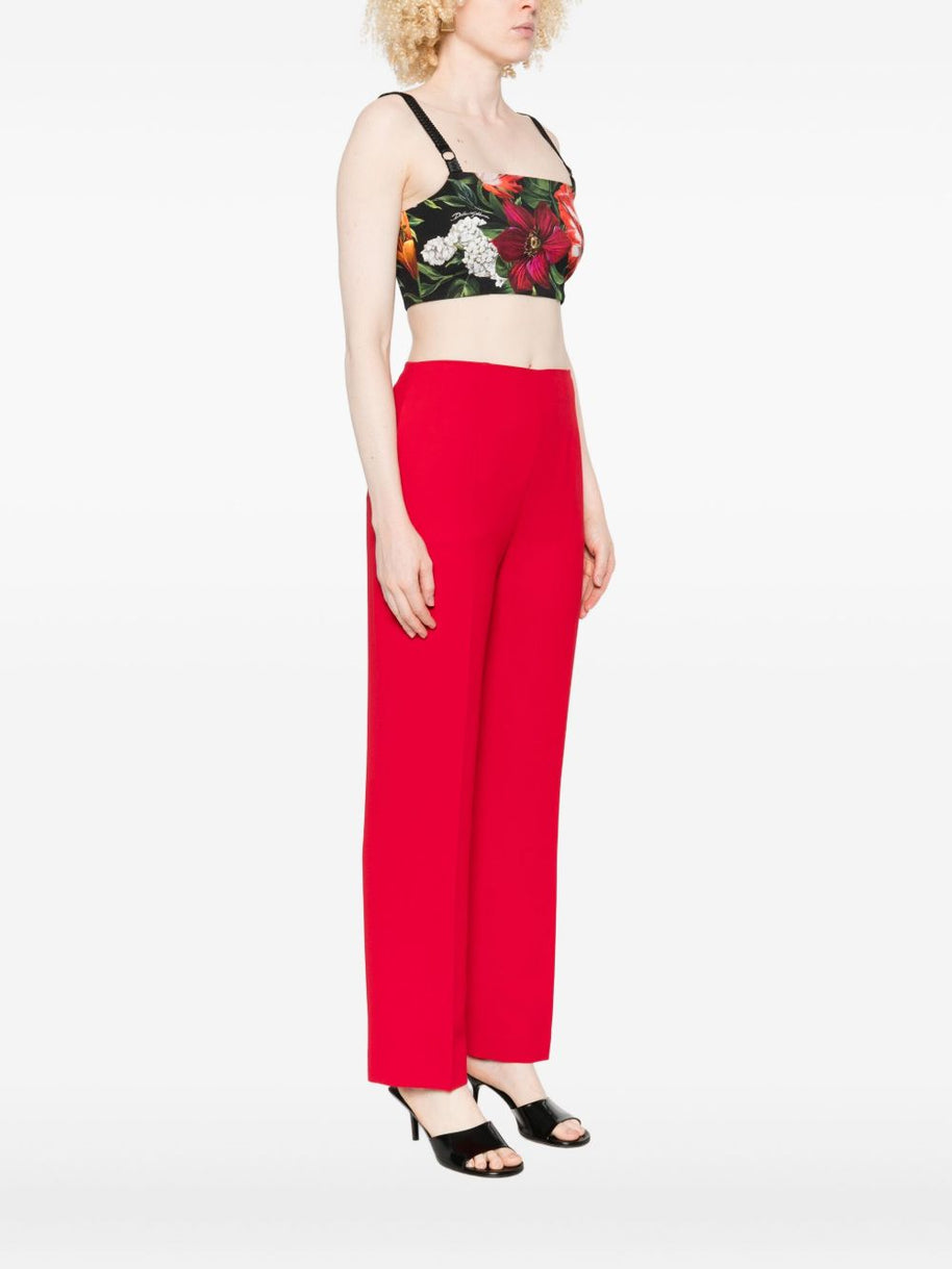 Dolce & Gabbana Floral Top - Black
