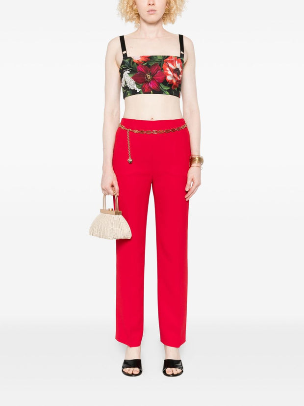 Dolce & Gabbana Floral Top - Black
