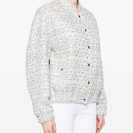 Iro Tweed Jacket Silver