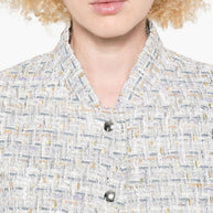 Iro Tweed Jacket Silver