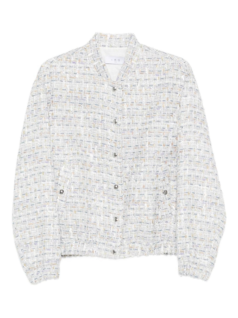 Iro Tweed Jacket Silver