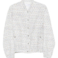 Iro Tweed Jacket Silver