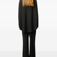 Ami Paris Bandana Wool Blouse - Grey