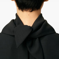 Ami Paris Bandana Wool Blouse - Grey