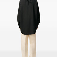 Ami Paris Bandana Wool Blouse - Grey