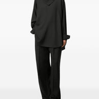 Ami Paris Bandana Wool Blouse - Grey