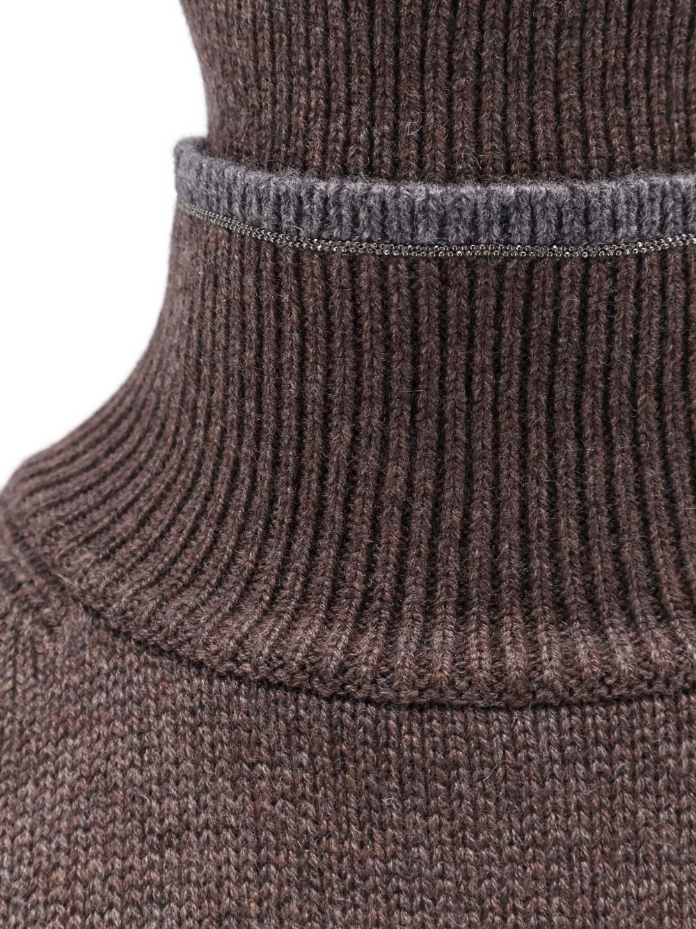 Brunello Cucinelli Cashmere Turtle-neck Sweater - Brown