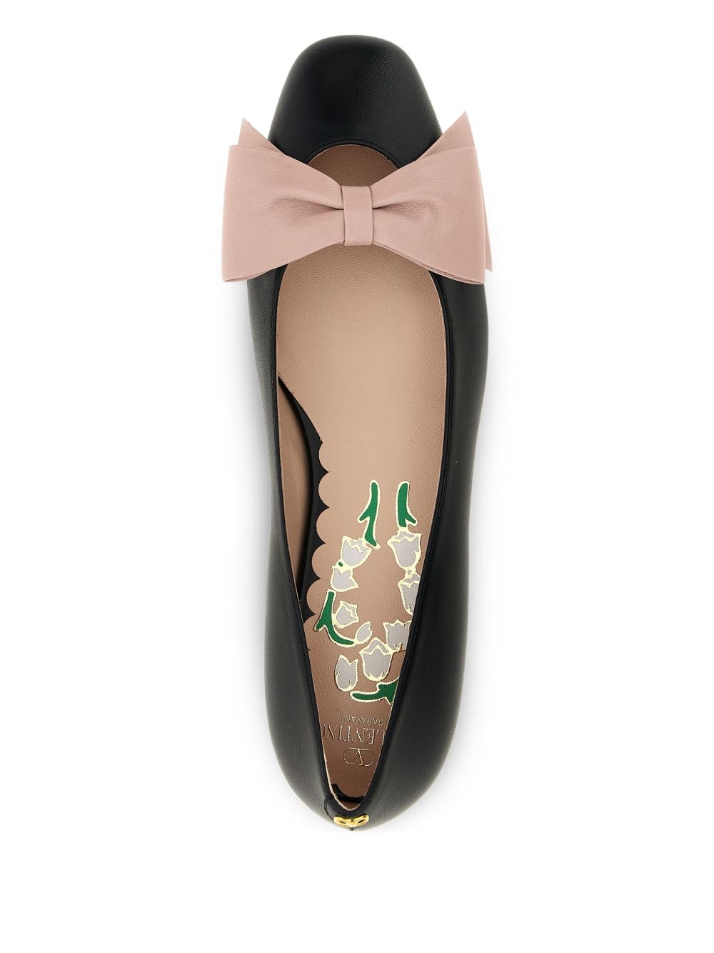 Valentino Garavani Ballerina Bowow In Kid