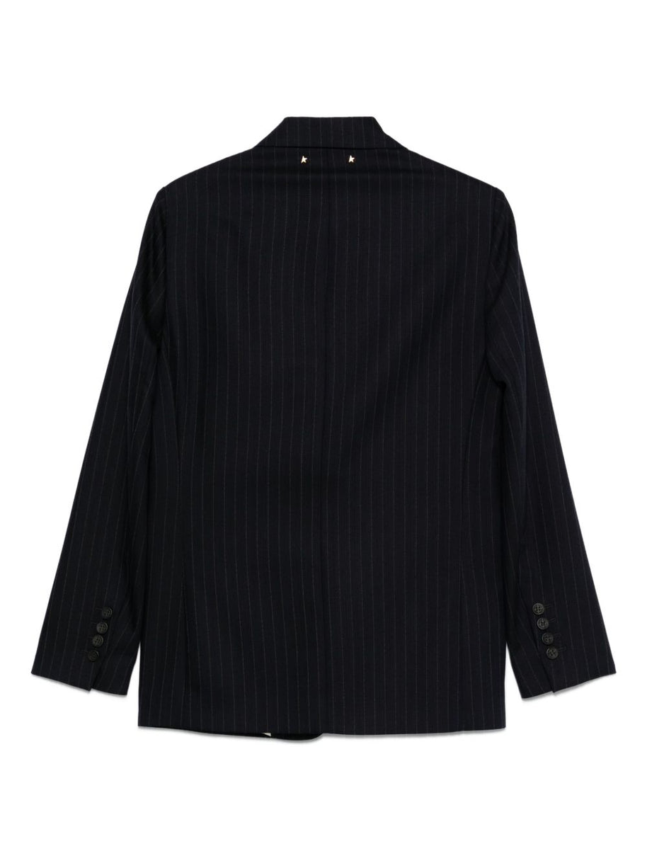 Golden Goose Wool Oversized Jacket - Blue