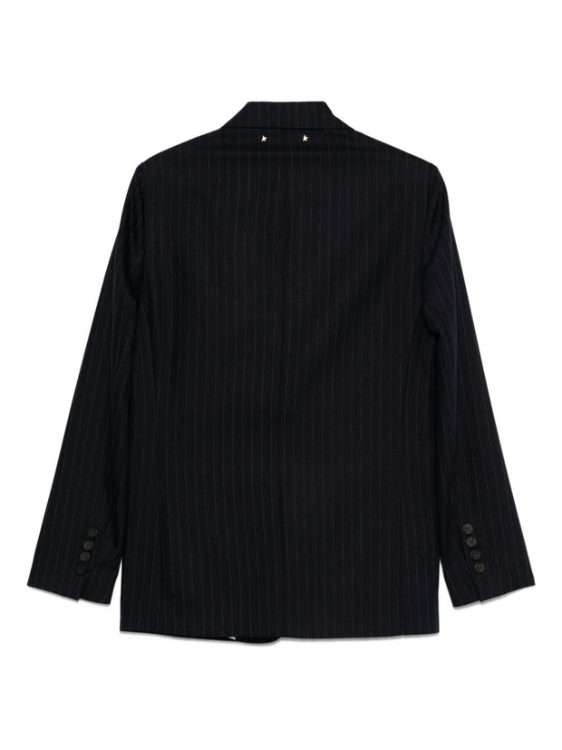 Golden Goose Wool Oversized Jacket - Blue
