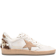Golden Goose Ball Star Leather Sneakers - Brown