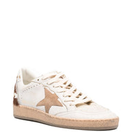 Golden Goose Ball Star Leather Sneakers - Brown