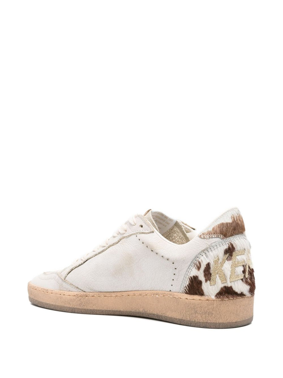Golden Goose Ball Star Leather Sneakers - Brown