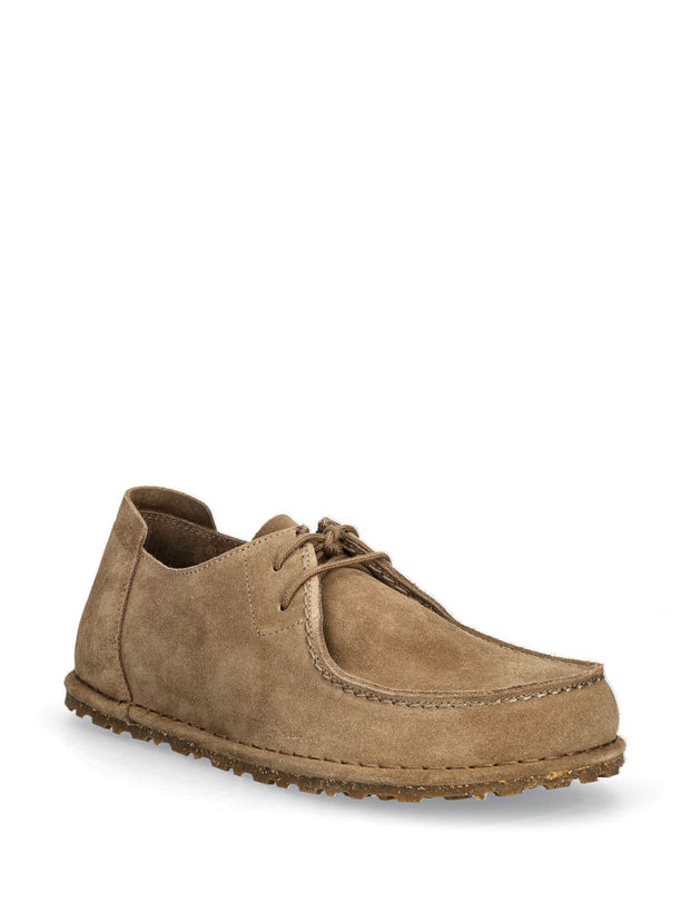 Birkenstock Utti Suede Leather Sneakers Dove Grey