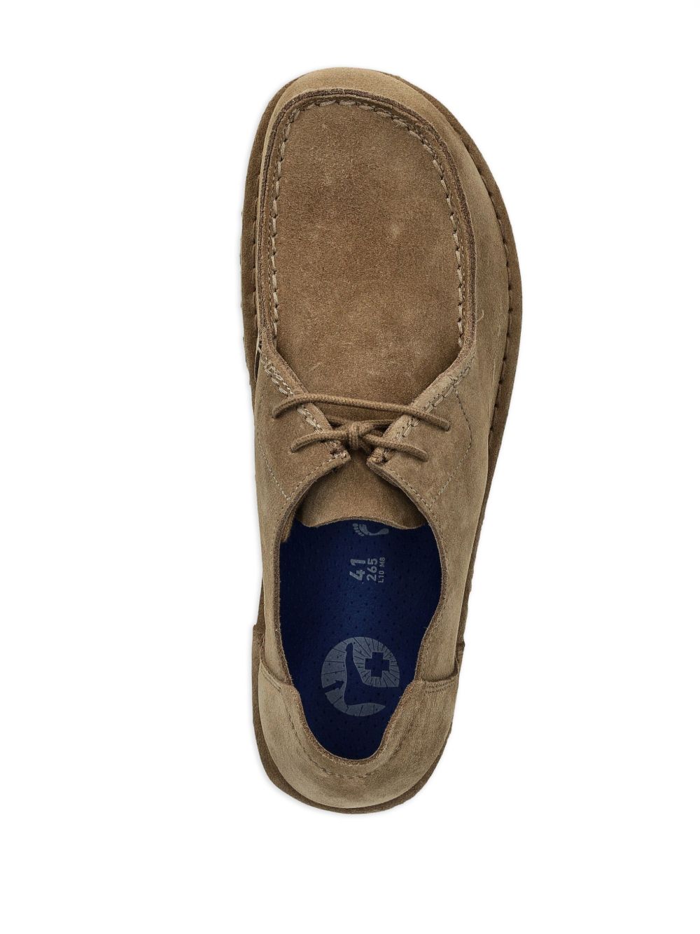 Birkenstock Utti Suede Leather Sneakers Dove Grey