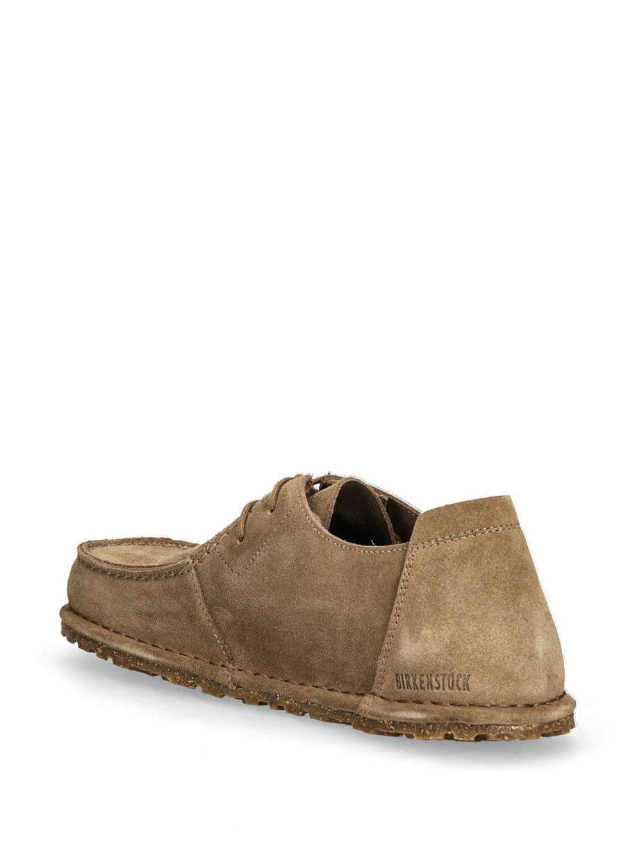 Birkenstock Utti Suede Leather Sneakers Dove Grey