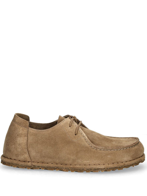 Birkenstock Utti Suede Leather Sneakers Dove Grey