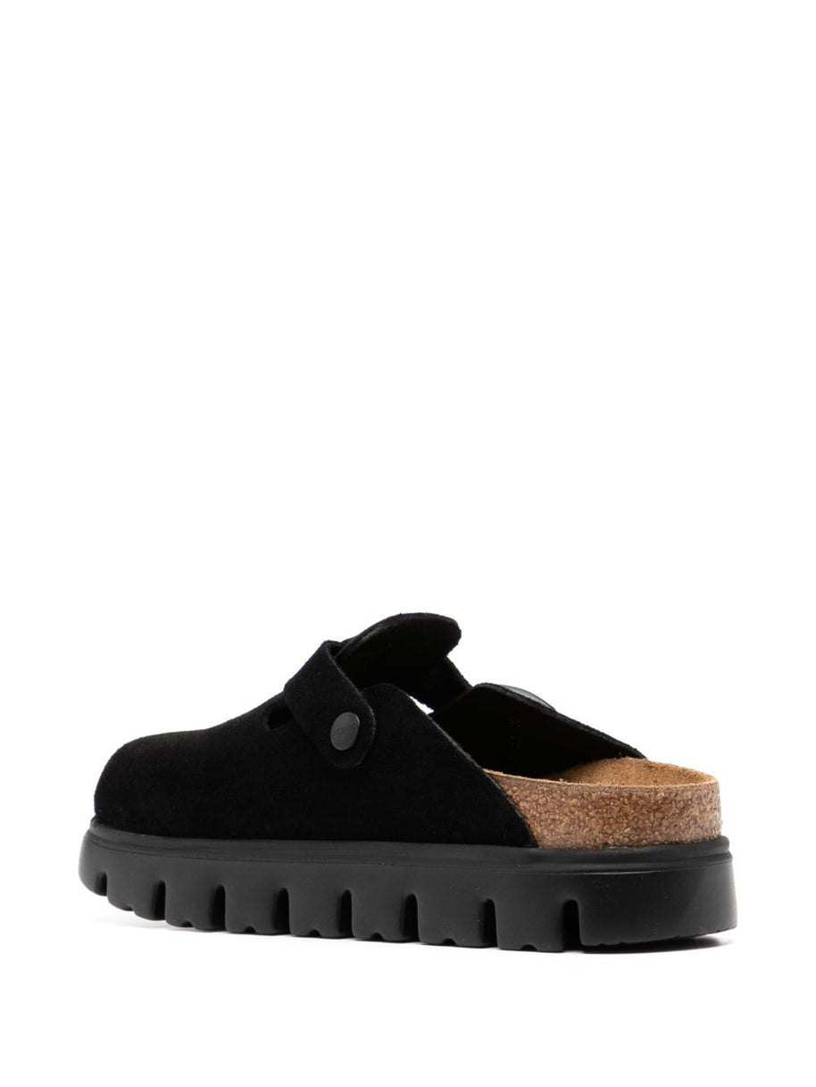 Birkenstock Boston Chunky Suede Clogs
