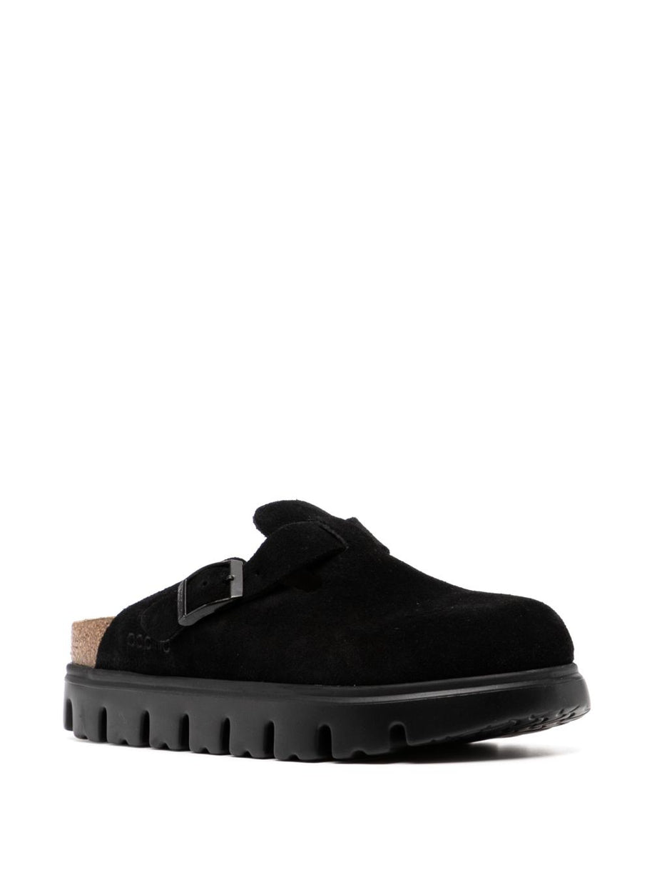 Birkenstock Boston Chunky Suede Clogs