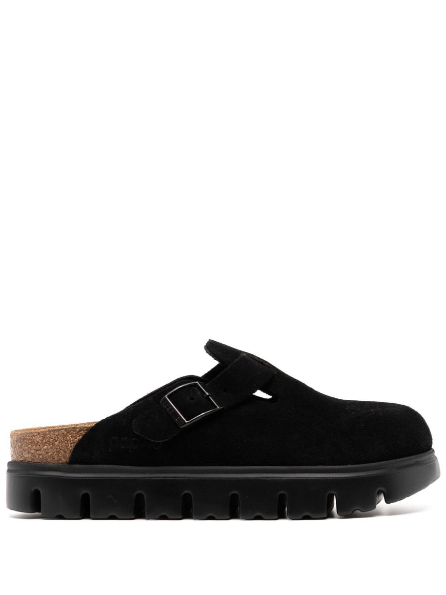 Birkenstock Boston Chunky Suede Clogs