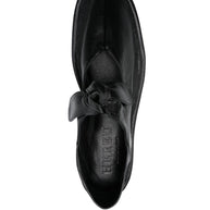 HEREU Llasada Leather Ballet Flats - Black