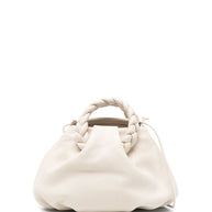 HEREU Bombon Small Leather Handbag - Beige