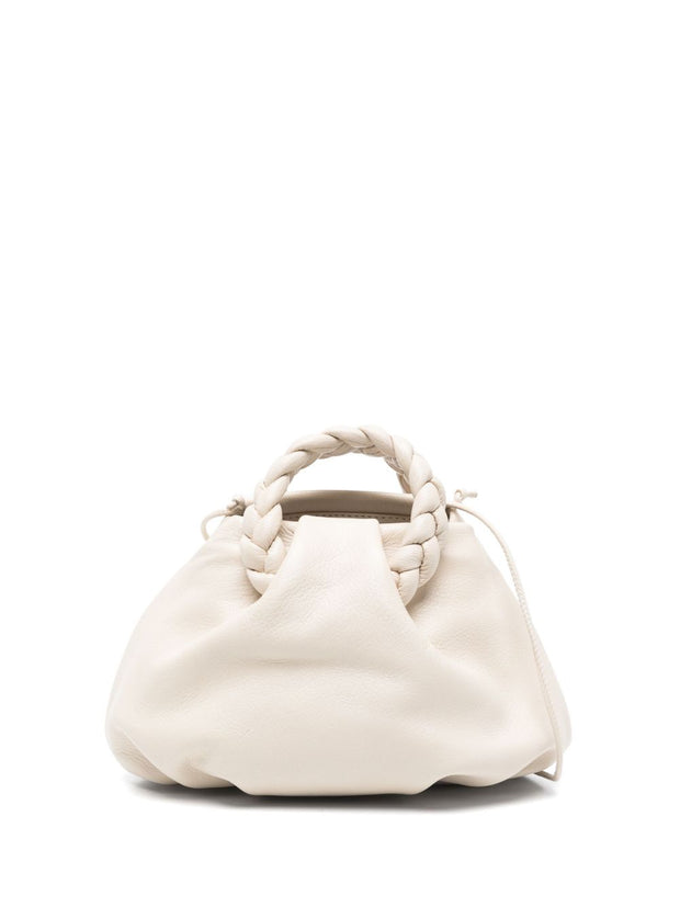 HEREU Bombon Small Leather Handbag - Beige