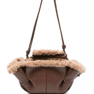 HEREU Arta Mini Leather Handbag - Brown