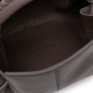 HEREU Arta Mini Leather Handbag - Grey