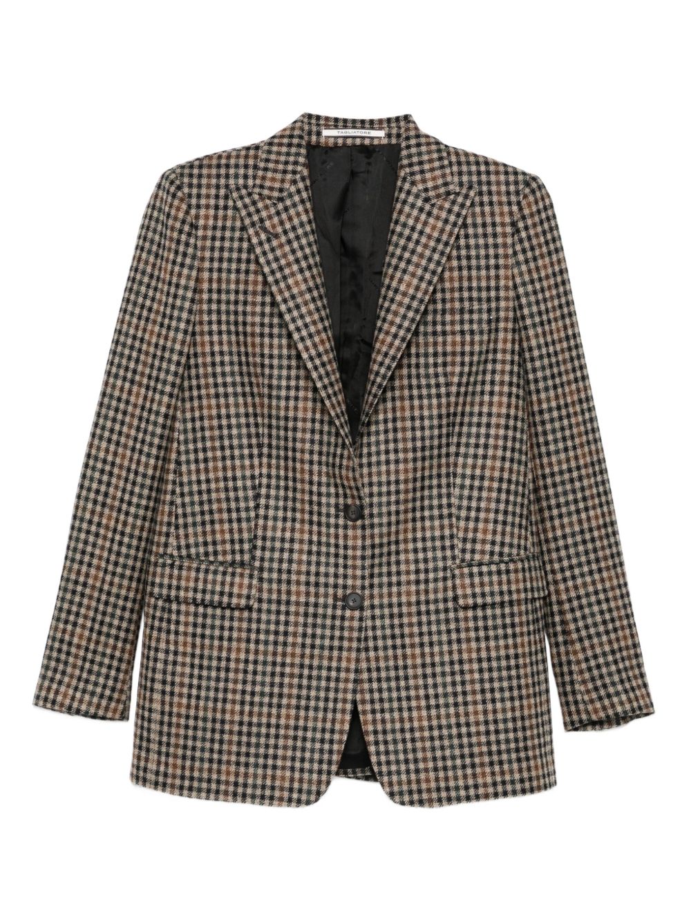 Tagliatore Wool Single-breasted Jacket Black