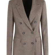 Tagliatore Wool Double-breasted Jacket - Brown