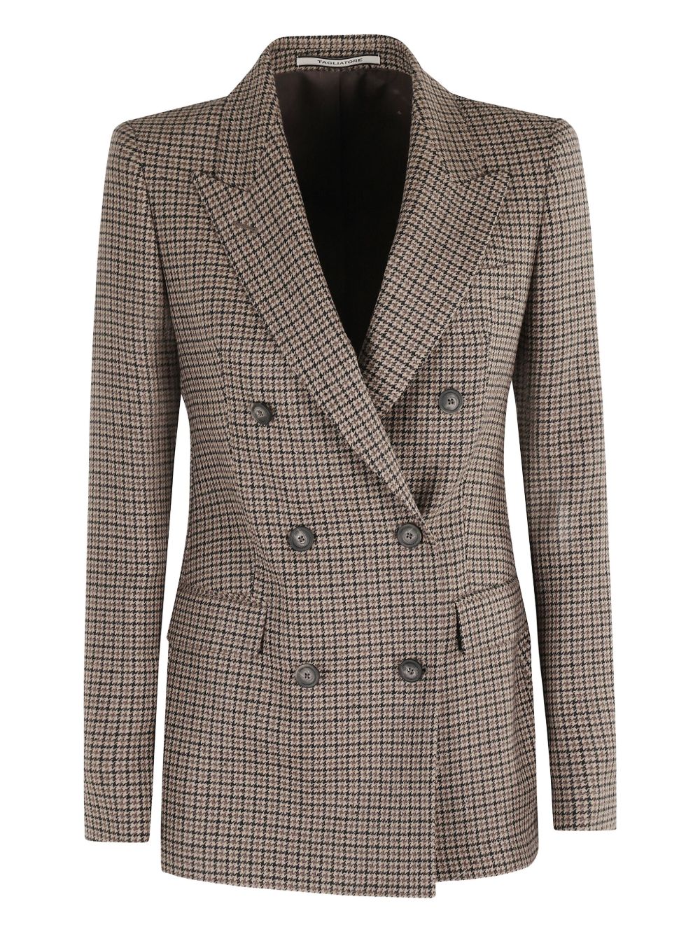 Tagliatore Wool Double-breasted Jacket - Brown