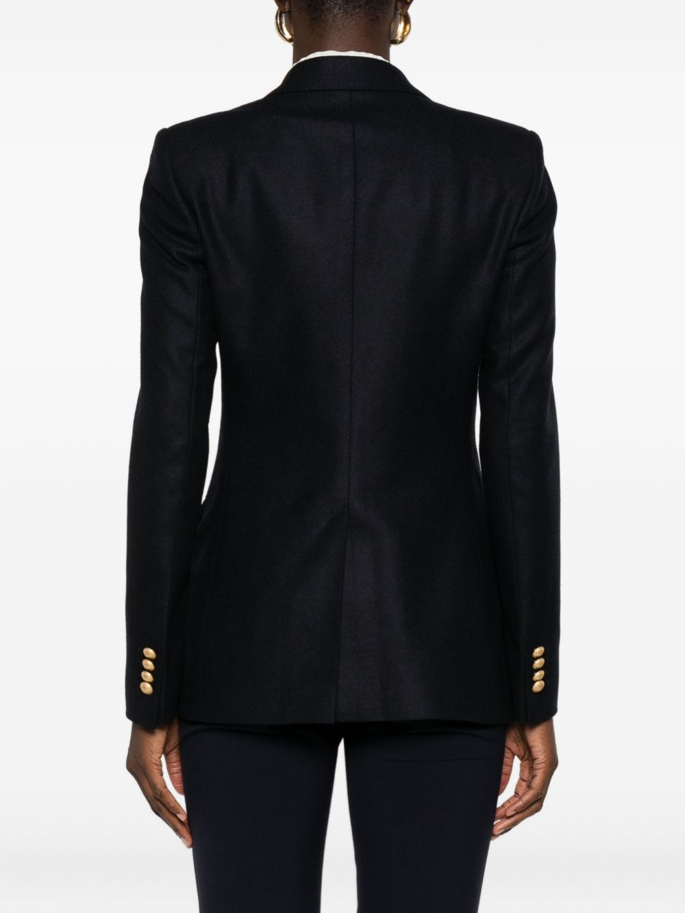 Tagliatore Wool Double-breasted Jacket Blue