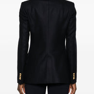 Tagliatore Wool Double-breasted Jacket Blue