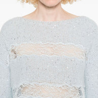 ERMANNO FIRENZE Sweater - Clear Blue