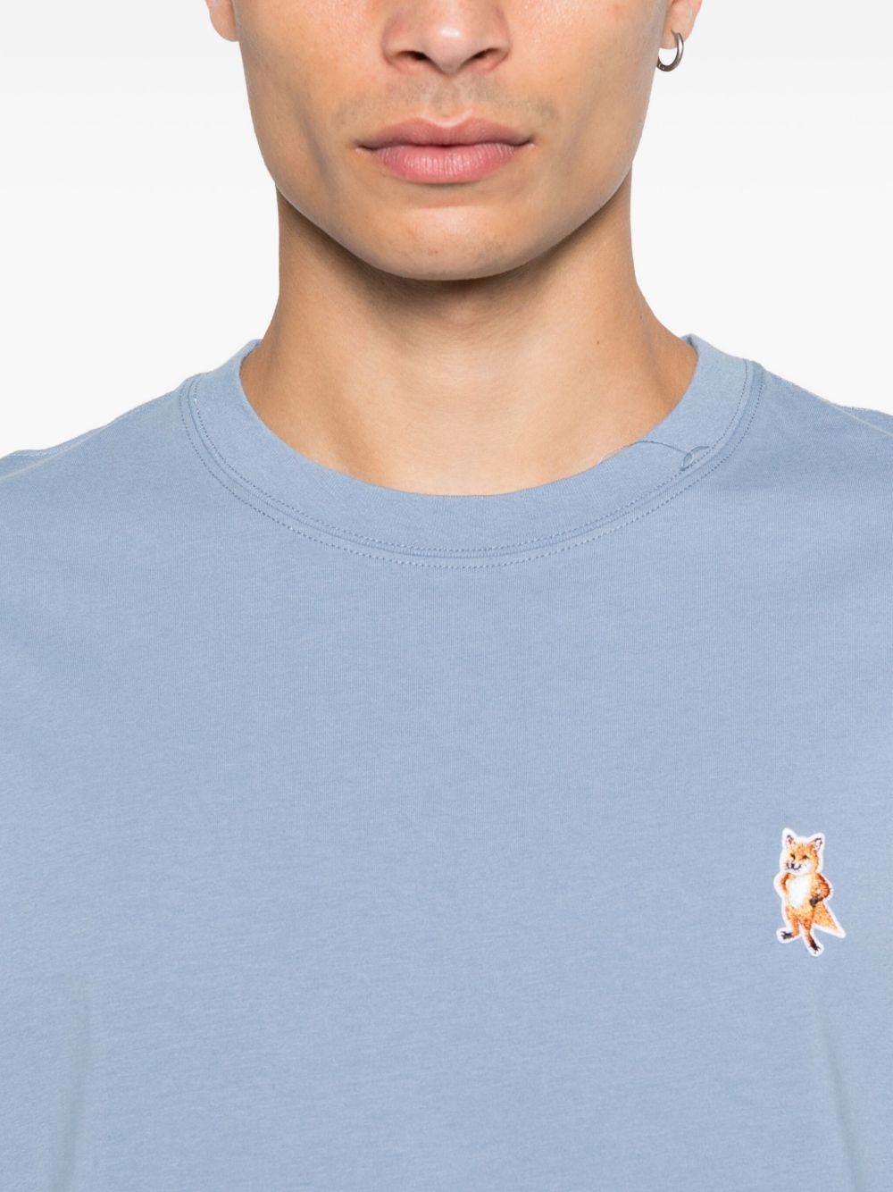 Maison Kitsuné MAISON KITSUNE' T-shirts And Polos Clear Blue
