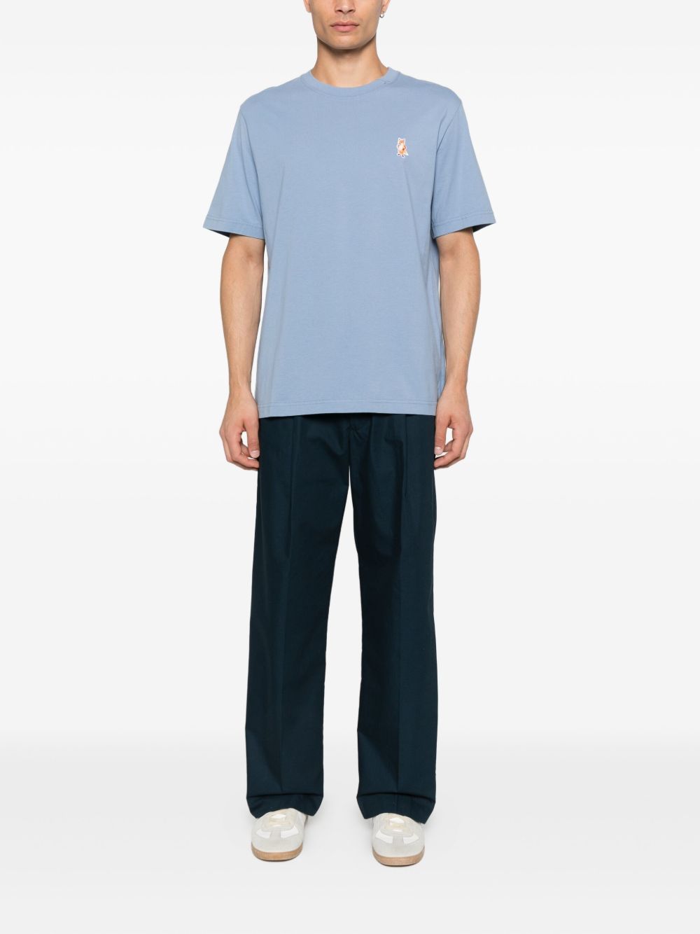 Maison Kitsuné MAISON KITSUNE' T-shirts And Polos Clear Blue