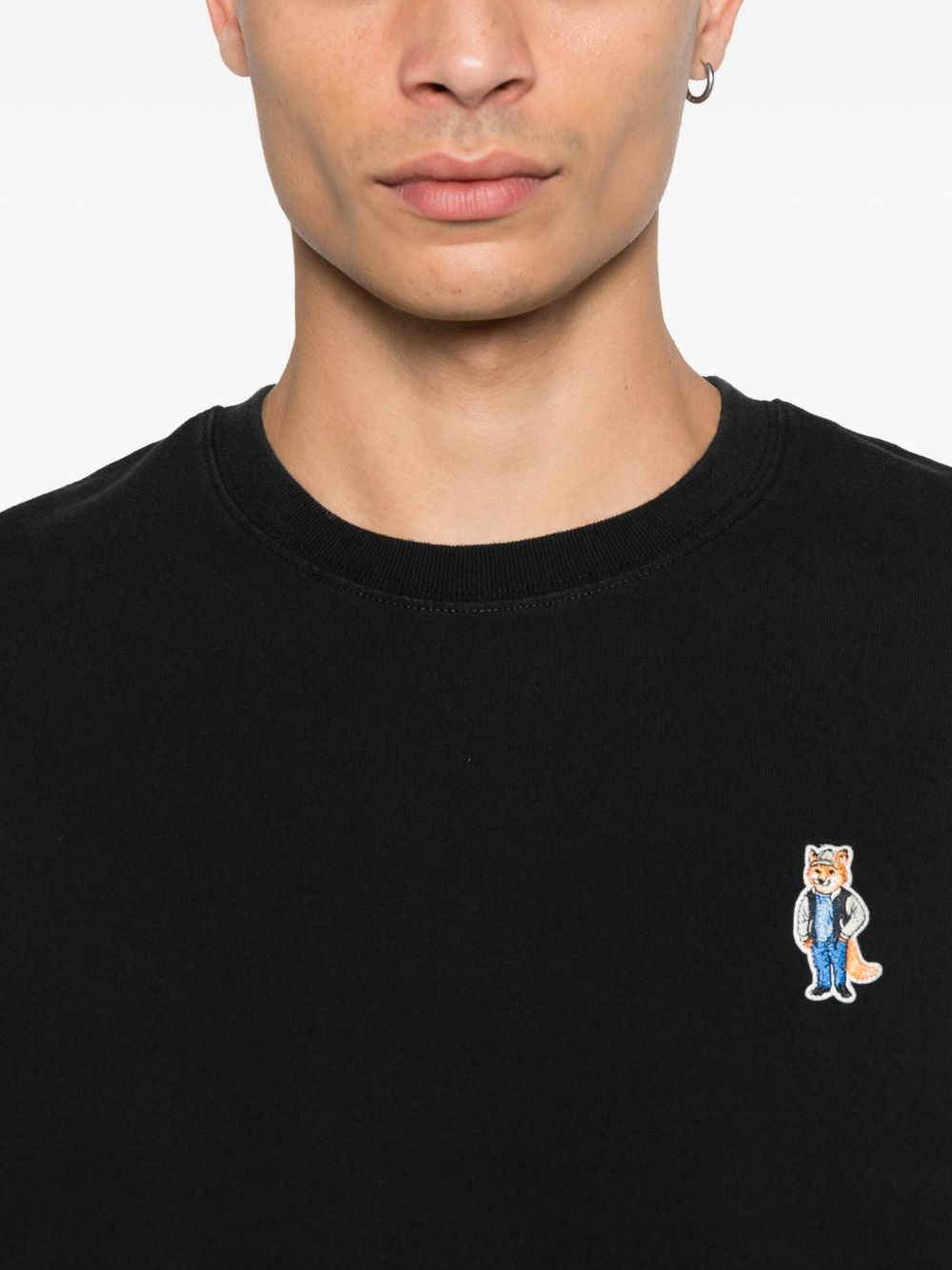 Maison Kitsuné MAISON KITSUNE' T-shirts And Polos Black