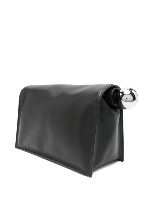 JACQUEMUS La Pochette Rond Carré Clutch Bag - Black
