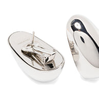 JACQUEMUS Les Boucles Curvo Earrings - Silver